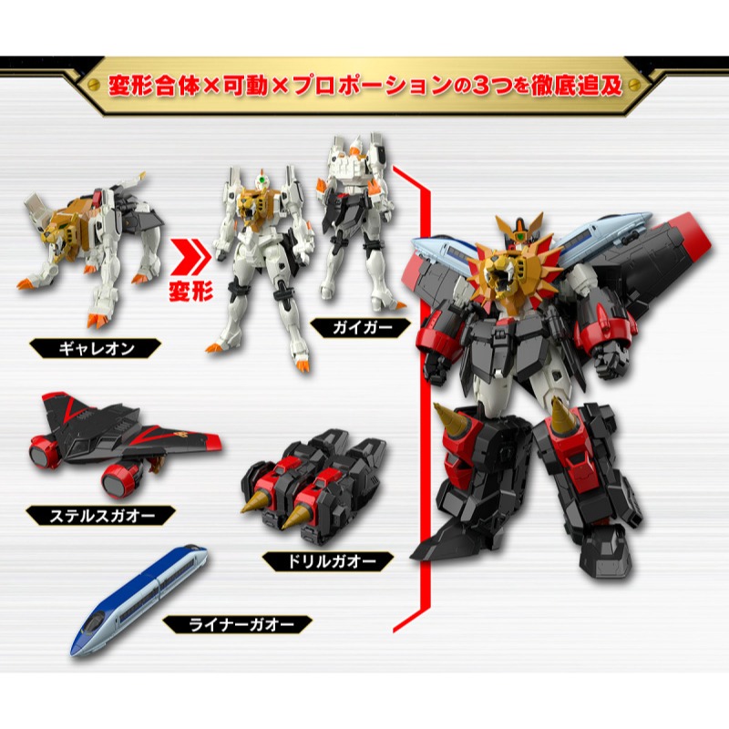 《HT》BANDAI 模型 RG GAOGAIGAR 勇者王 我王凱牙 5063398-細節圖3