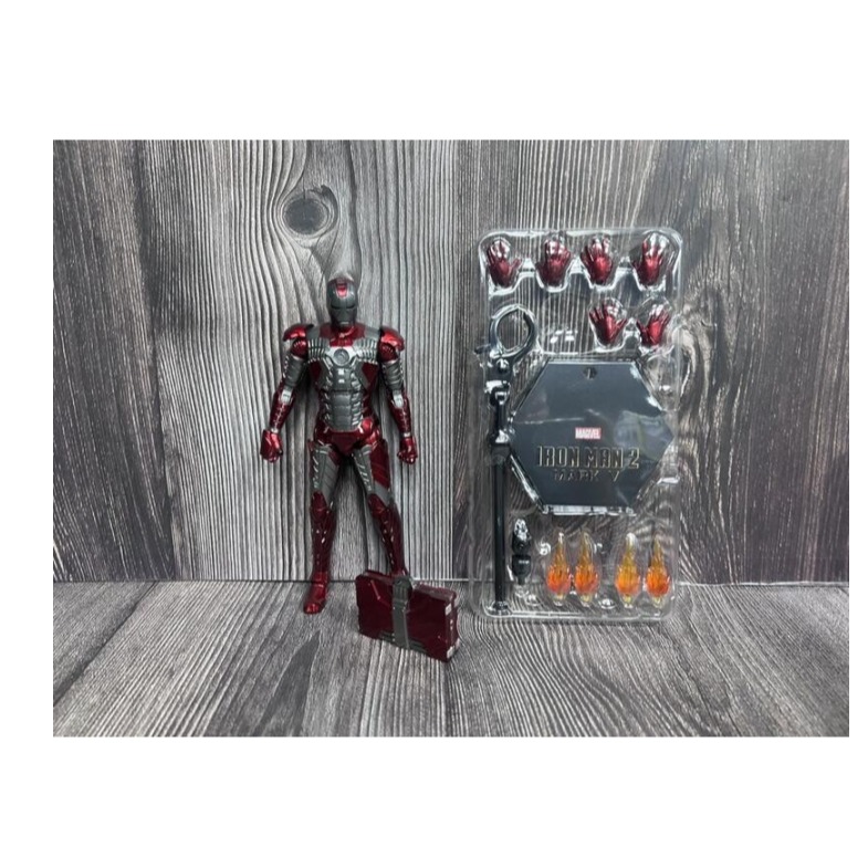 《HT》正版中動玩具復仇者聯盟鋼鐵人MK5馬克5 7吋可動人偶 689552-細節圖8