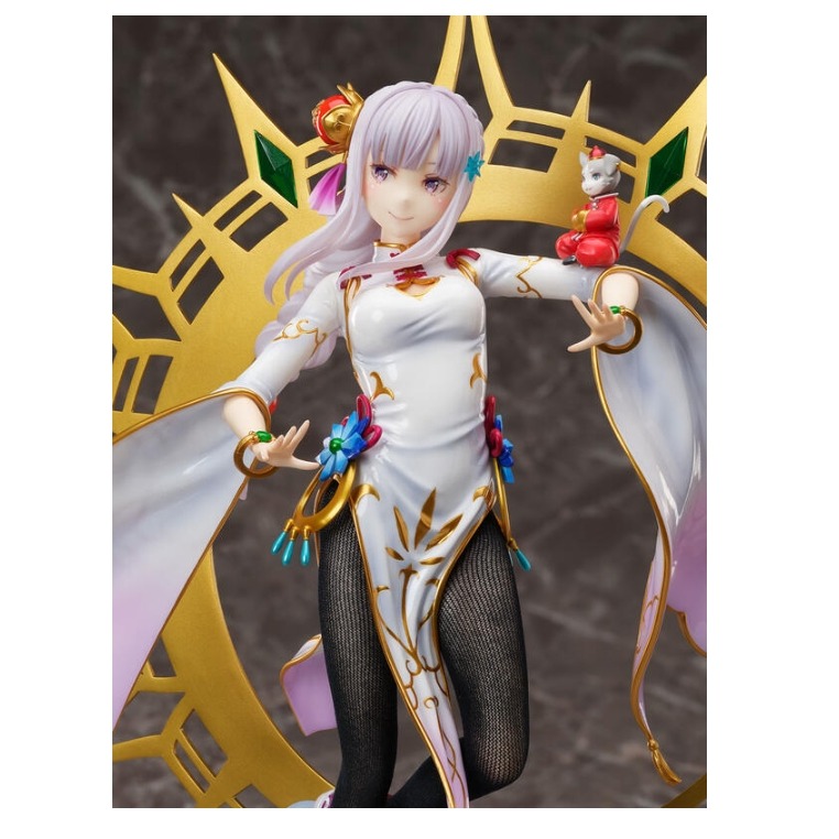 《HT》現貨 F:NEX Re:從零開始的異世界生活 愛蜜莉雅 旗袍Ver 1/7 PVC 完成品 957482-細節圖7