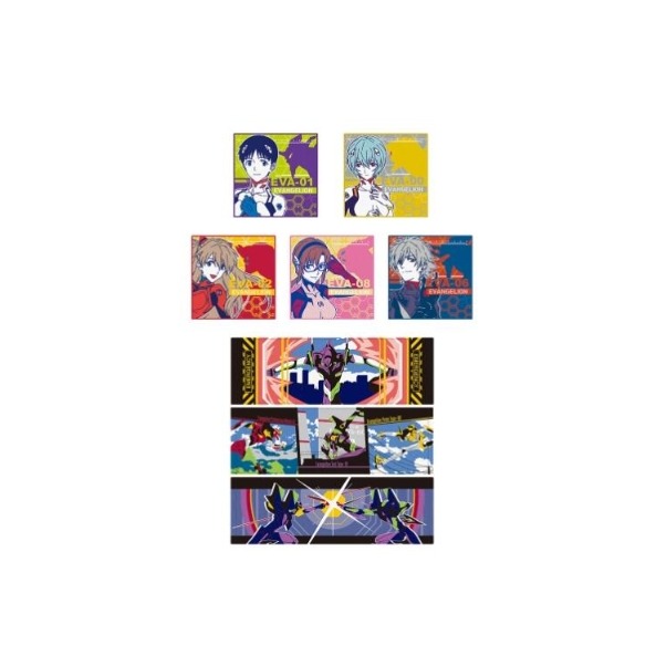 《HT》一番賞 新世紀福音戰士 EVA駕駛員集結! F賞 立牌 G賞 毛巾 H賞 資料夾&貼紙套組 162335-細節圖4
