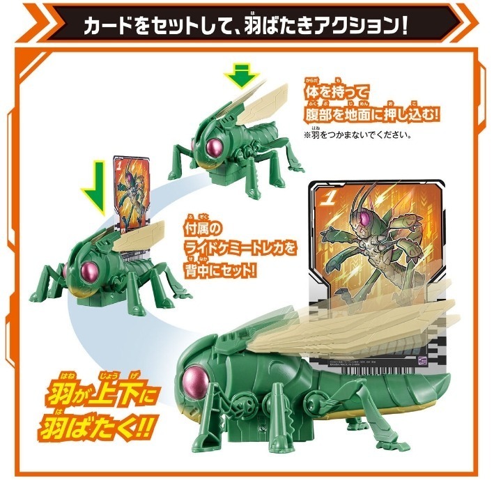 《HT》BANDAI 假面騎士 哥查德 GOTCHARD 行動化學漏斗蝗蟲1 107688-細節圖3