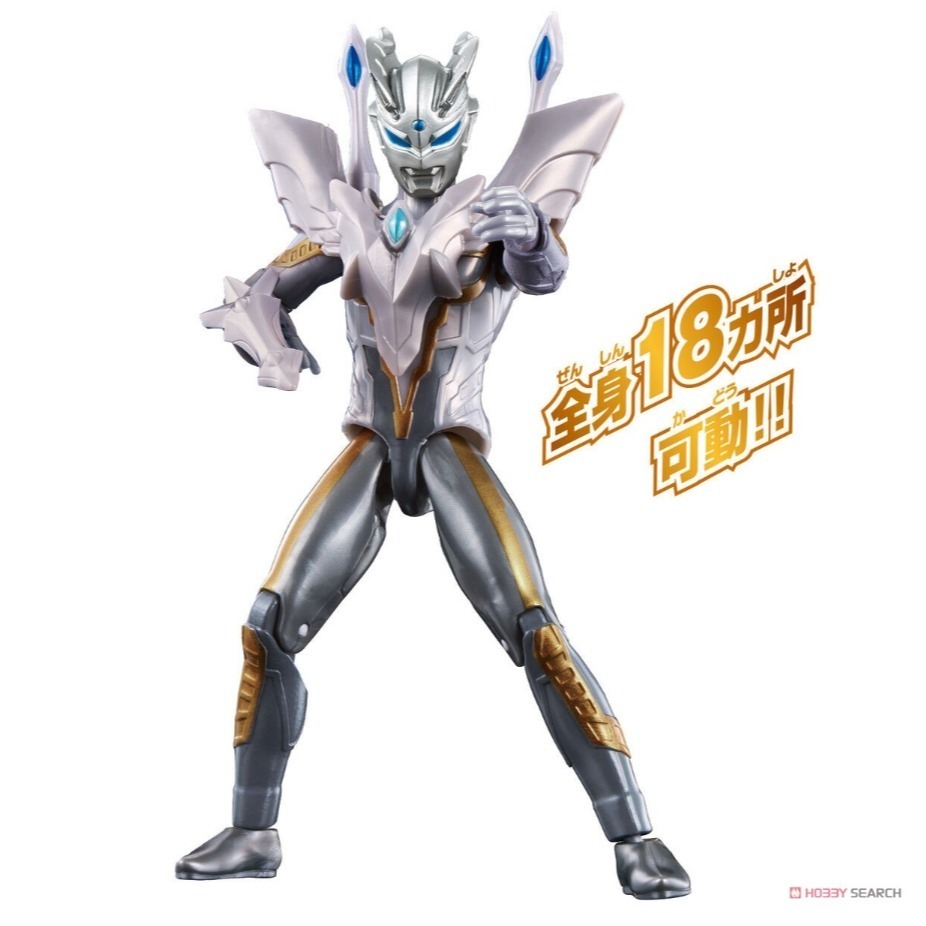 《HT》現貨 BANDAI 超人力霸王 終極光輝 超人力霸王 傑洛 可動公仔 872979-細節圖4