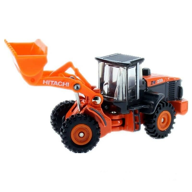 《HT》TOMICA多美小汽車 #71 日立 WHEEL LOADER 建機工程車 742319-細節圖2