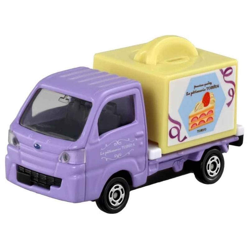 《HT》TOMICA 多美小汽車 #27 新車貼 速霸陸 SAMBAR CAKE TRUCK蛋糕車 228431-細節圖4