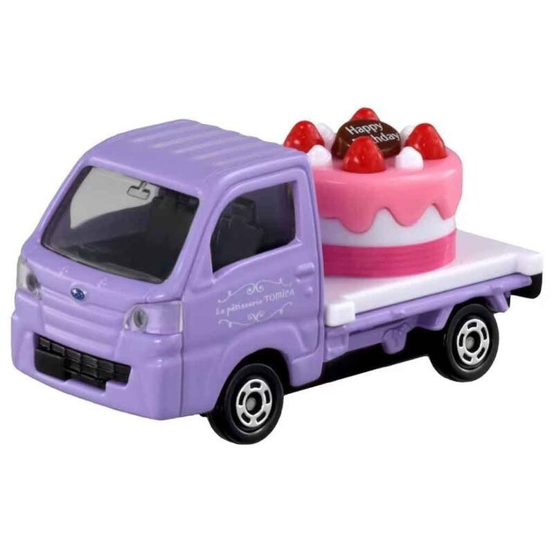 《HT》TOMICA 多美小汽車 #27 新車貼 速霸陸 SAMBAR CAKE TRUCK蛋糕車 228431-細節圖7
