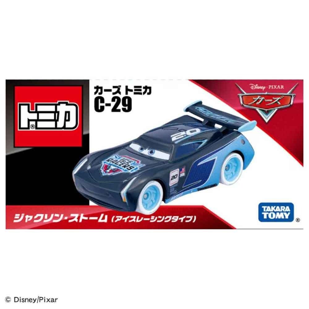 《HT》純日貨 TOMICA 多美小汽車 CARS 汽車總動員 C-29 風暴傑森 (冰上賽車版) 228011-細節圖2