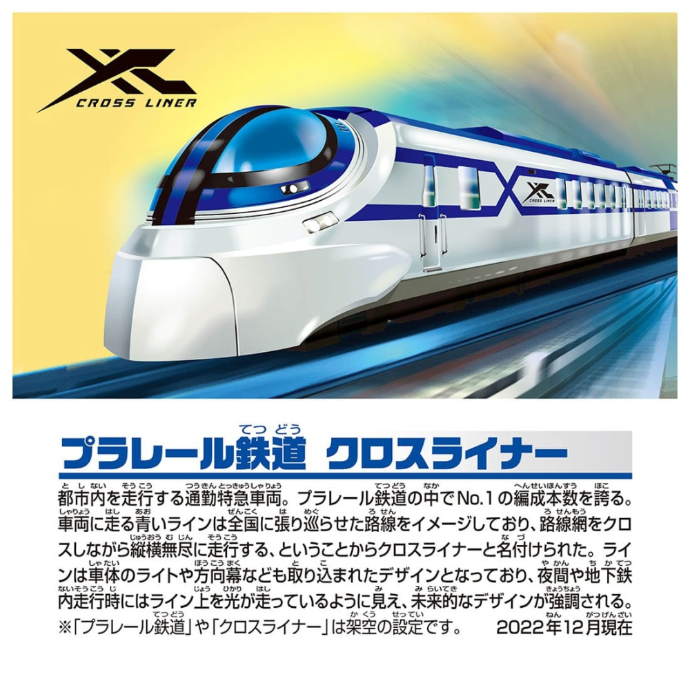 《HT》純日貨 多美 Plarail 鐵道王國 火車 SS-58 CROSS LINER 906018-細節圖3