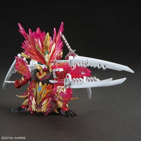 《HT》模型 BANDAI SD鋼彈世界 群英集 孫權異端鋼彈 赫炎翔虎 5064010-細節圖5