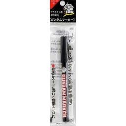 《HT》GSI 郡氏 GUNZE GM301 黑色 鋼彈專用滲墨型墨線筆 505955-細節圖2