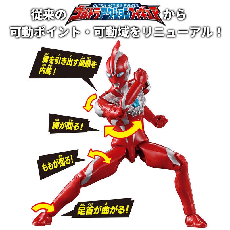 《HT》BANDAI 萬代 超人力霸王 可動公仔 奧米加 雷基尼斯&特萊加隆裝甲套組 801419-細節圖4