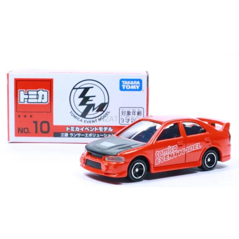 《HT》TOMICA 多美小汽車 特殊系列 TEM會場限定 NO.10 三菱 EVO IV 137443-細節圖2