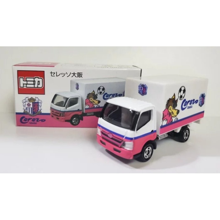 《HT》TOMICA 多美小汽車 特殊系列 日本限定 大阪櫻花 足球隊 HINO 貨車 623264-細節圖2