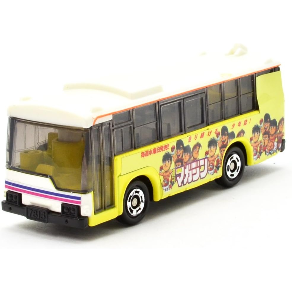 《HT》TOMICA 多美小汽車 特殊系列 週刊少年Magazine 第一神拳 號 巴士 630647-細節圖2