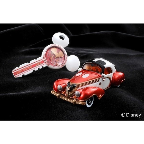 《HT》TOMICA 多美小汽車 迪士尼系列 夢幻之星III 10週年紀念款 米奇老爺車附鑰匙 115748-細節圖5