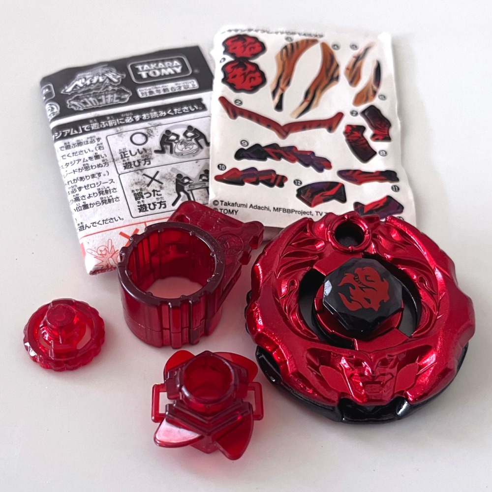 《HT》TAKARA TOMY 戰鬥陀螺 鋼鐵奇兵 ZEROG 零式 限定 爆炎神武士 DF145XF 46475-細節圖3