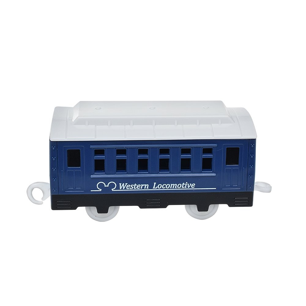 《HT》TAKARA TOMY 多美 Plarail 鐵道王國火車 米奇夢幻蒸汽機關火車 中間車 876618-細節圖4