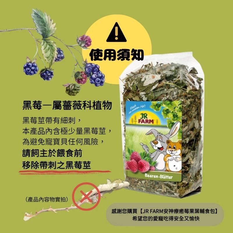 鼠兔星球 丨 JR FARM 安神療癒莓果葉輔食包 花草輔食 墊料 黃金鼠 三線鼠 兔子-細節圖2