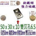 強磁 方形有孔長度40mm~100mm 釹鐵硼 強力磁鐵 磁棒 磁鐵 磁板 磁條 掛勾 磁圖釘 釹鐵硼強磁 打撈強磁-規格圖8