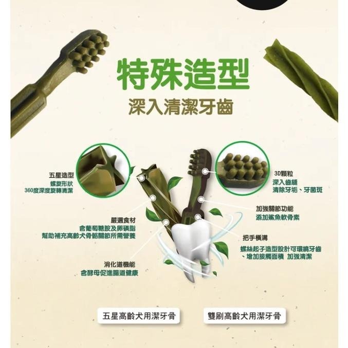 🐶GuoShi寵物🐱 Astar 潔牙骨 大桶裝 A star 潔牙骨 潔牙 高齡潔牙骨 潔牙棒 亮白 多效雙頭-細節圖3