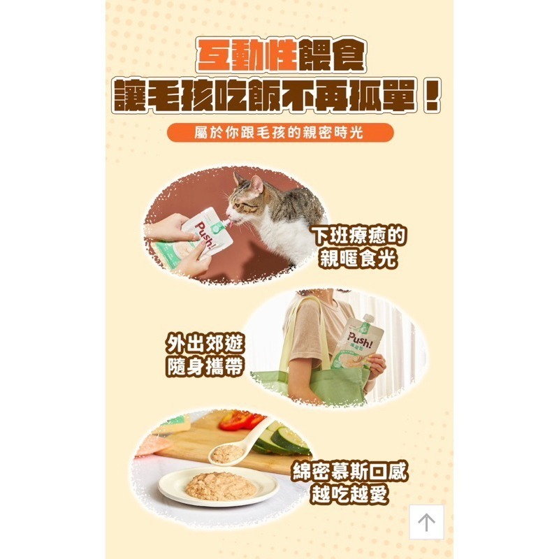 🐶GuoShi寵物🐱 Push! 噗滋包 主食肉泥 強護活力補給雞 365營養滿分 活力 貓主食肉泥-細節圖4