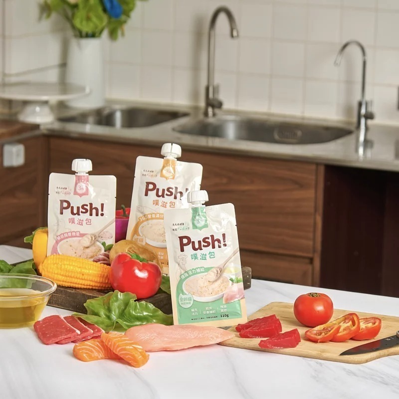 🐶GuoShi寵物🐱 Push! 噗滋包 主食肉泥 強護活力補給雞 365營養滿分 活力 貓主食肉泥-細節圖7