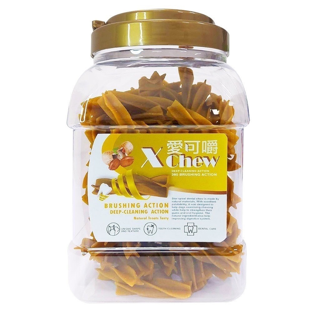 🐶GuoShi寵物🐱【買就送】X Chew 愛可嚼 潔牙骨 潔牙棒 桶裝 700g 寵物潔牙骨 潔牙骨 狗狗零食-細節圖6