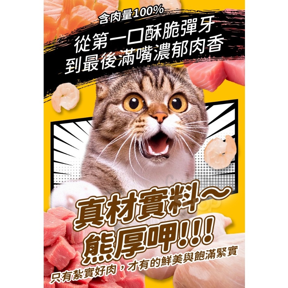 🐶GuoShi寵物🐱貓樂園 無敵貓凍乾 貓凍乾 狗凍乾 大罐裝 天然原肉 凍乾 貓零食 狗零食 犬貓適用-細節圖3