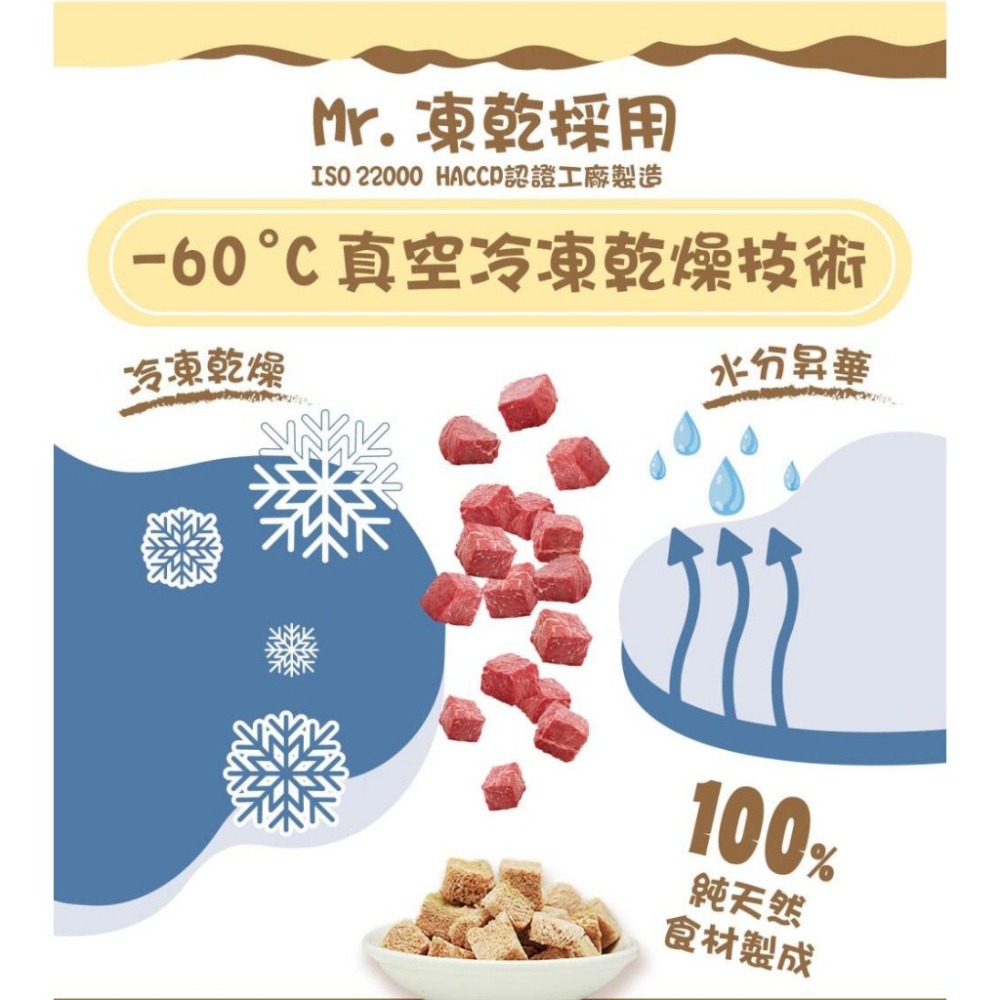 🐶GuoShi寵物🐱Mr.凍乾 貓凍乾 天然原肉凍乾 Mr凍乾 貓咪凍乾 貓凍乾 凍乾零食 貓零食 貓咪零食-細節圖2