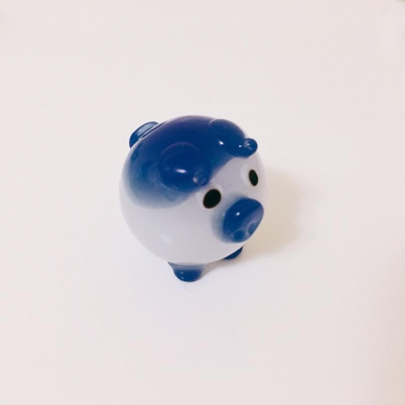 (最後現貨)玻璃製 豬豬 圓滾滾 純手工燒製 小動物系列 琉璃 迷你 ZOO-細節圖4
