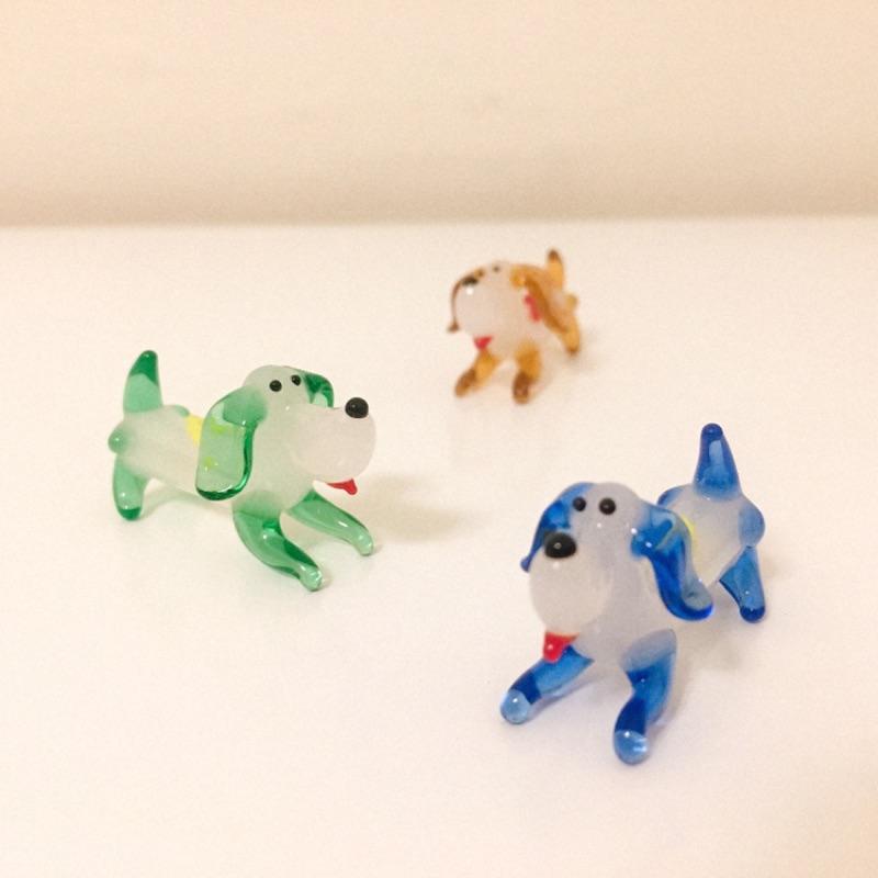 （最後現貨）玻璃製 臘腸狗 狗狗 筷架 純手工燒製小動物系列 琉璃 迷你 ZOO-細節圖2
