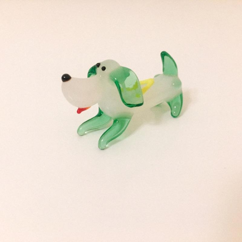 （最後現貨）玻璃製 臘腸狗 狗狗 筷架 純手工燒製小動物系列 琉璃 迷你 ZOO-細節圖6