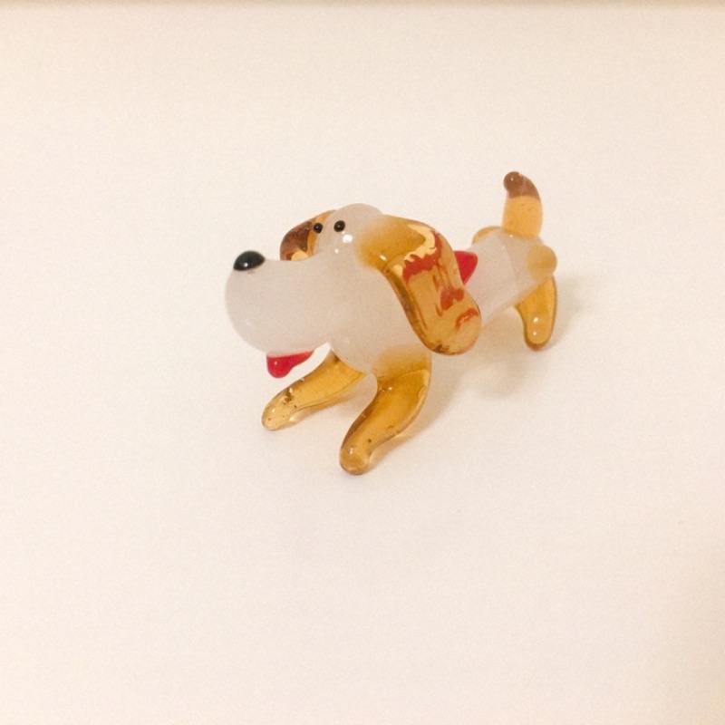 （最後現貨）玻璃製 臘腸狗 狗狗 筷架 純手工燒製小動物系列 琉璃 迷你 ZOO-細節圖7