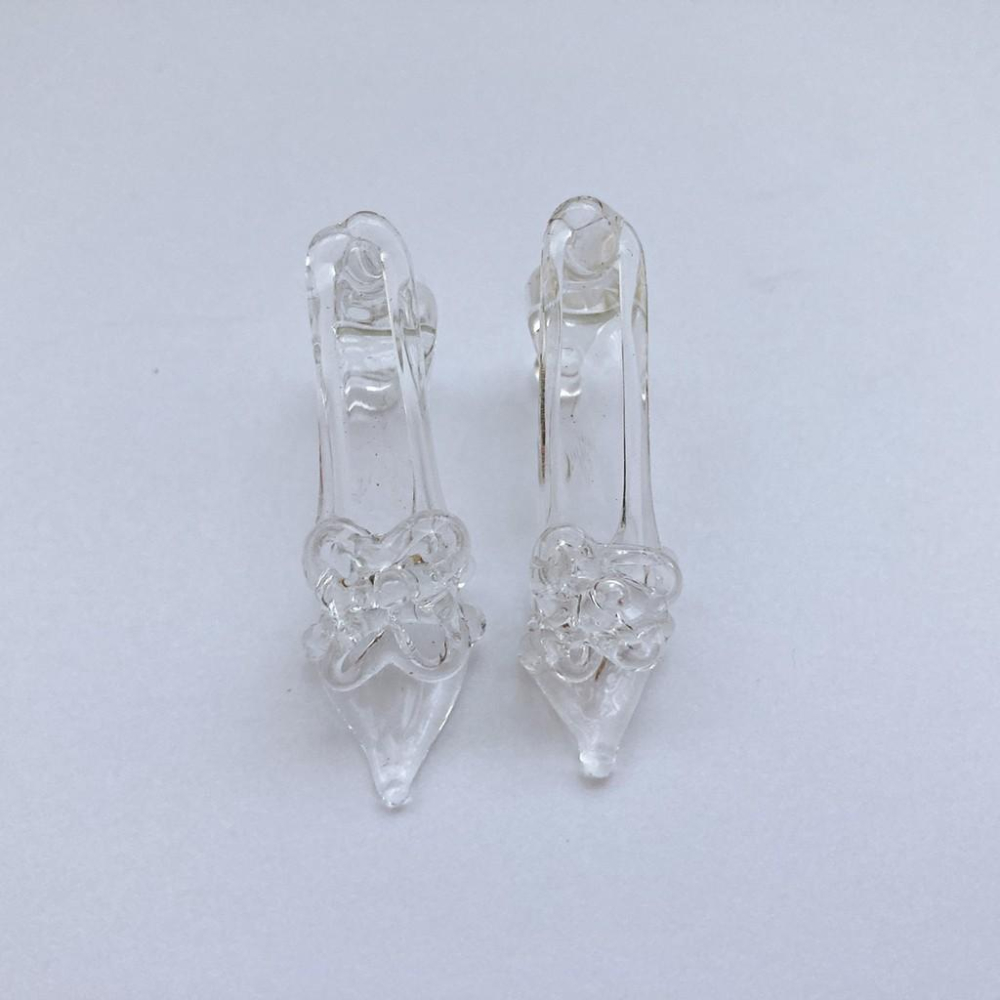 New玻璃製 灰姑娘的坡璃鞋 高跟鞋 純手工燒製琉璃-細節圖3