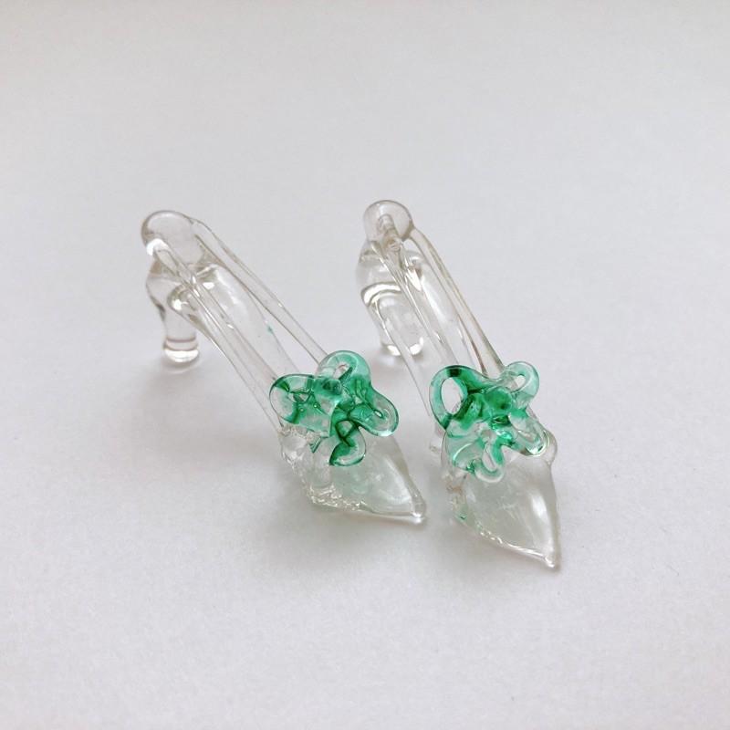 New玻璃製 灰姑娘的坡璃鞋 高跟鞋 純手工燒製琉璃-細節圖7