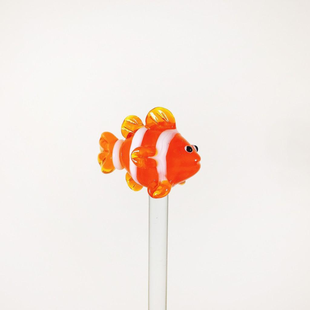 最後現貨★ 純手工燒製 水族世界 玻璃攪拌棒 琉璃 現貨-細節圖2