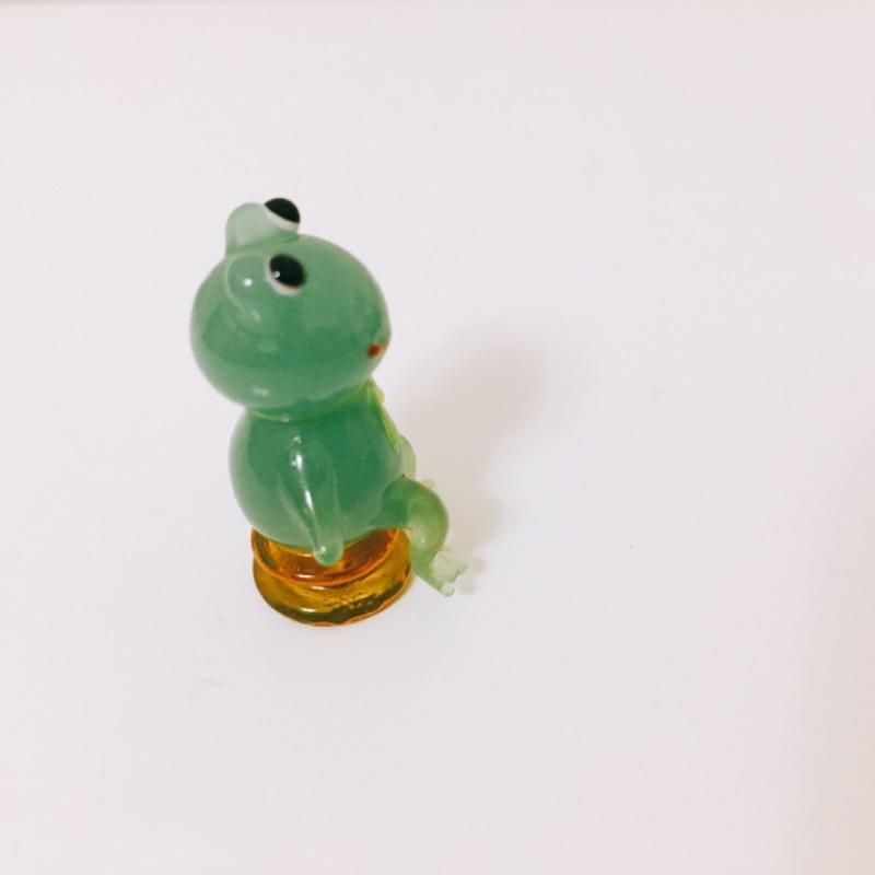 玻璃製 呱呱小青蛙  排排坐 坐姿 純手工燒製 小動物系列 琉璃 迷你 ZOO-細節圖5