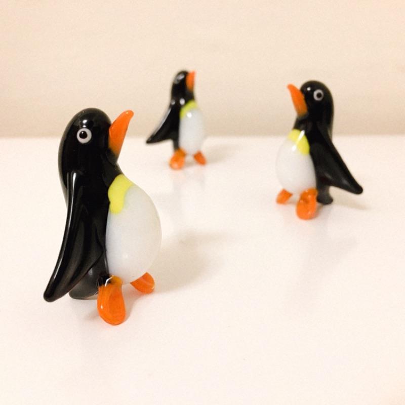 （最後現貨）玻璃製 呆萌企鵝 純手工燒製 小動物系列 琉璃 迷你 ZOO-細節圖7