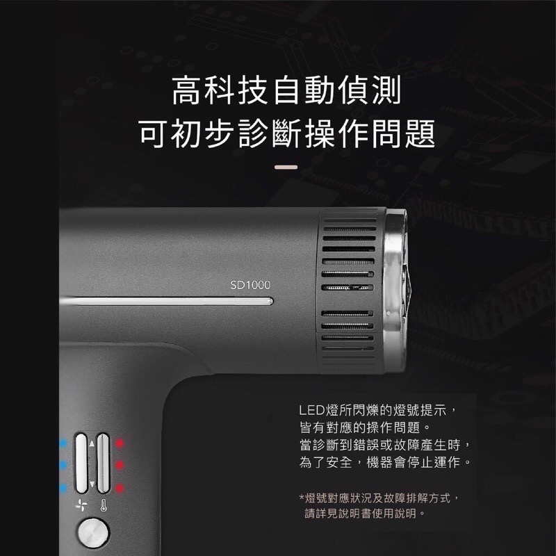SOlac SD1000頂級沙龍負離子大風量吹風機 原廠公司貨-細節圖5