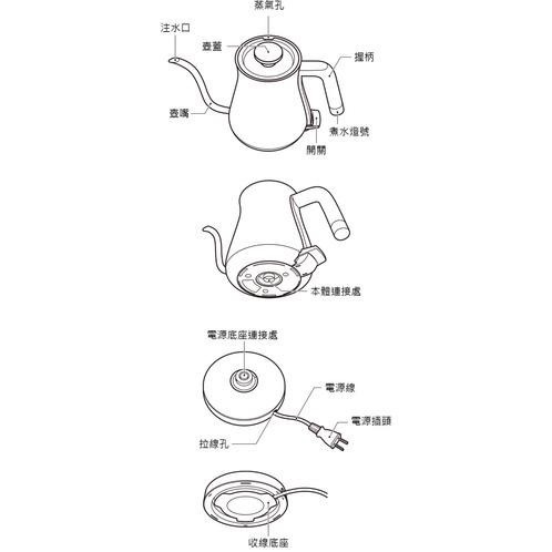 現貨免運‼️日本BALMUDA The Pot 百慕達手沖壺 K02D快煮壺 原廠公司貨-細節圖5