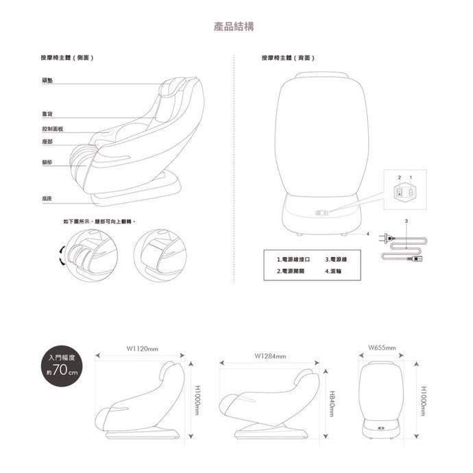 限時特惠‼️日本DOCTOR AIR 3D紓壓按摩椅 MC02 台中門市可體驗 原廠公司貨-細節圖8