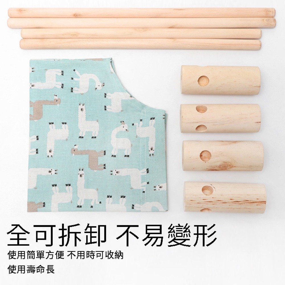 【喵的咧選物】寵物行軍床(可拆洗) 貓吊床 寵物床 飛行床【台灣現貨】-細節圖3