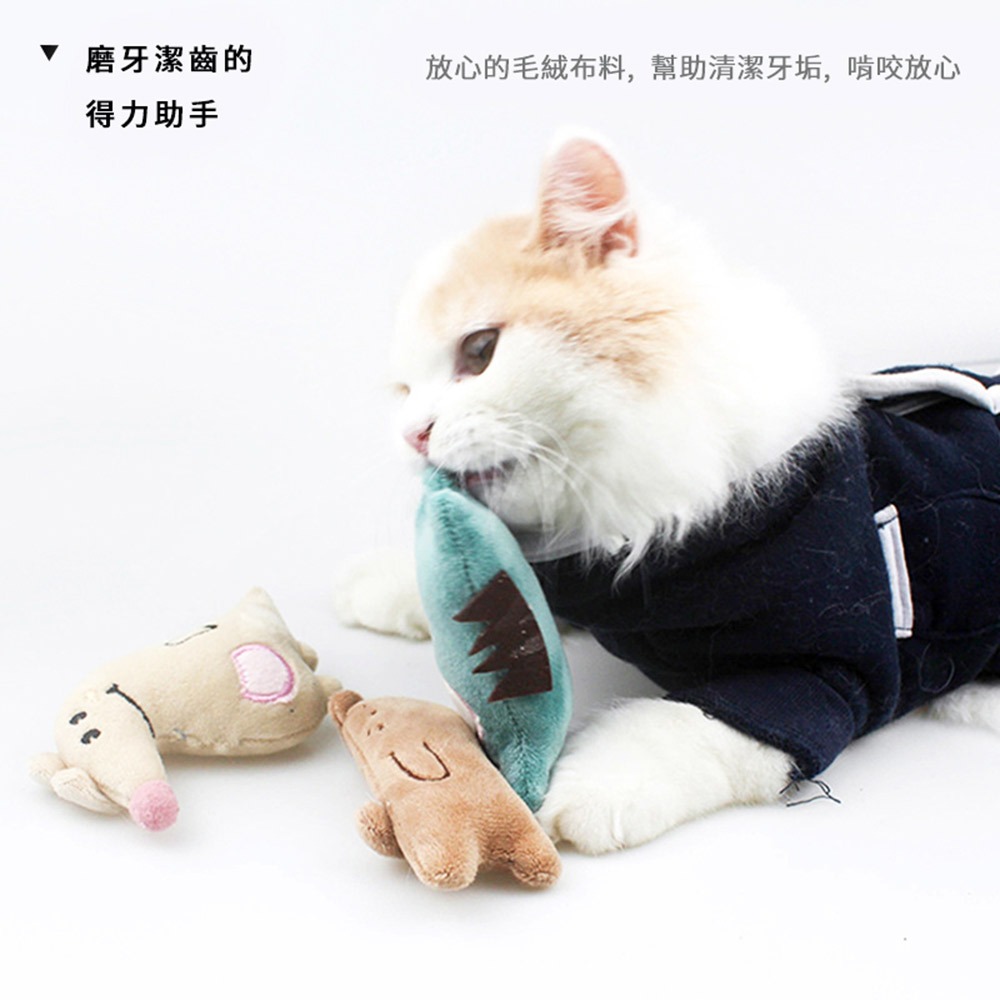 【喵的咧選物】貓玩具 寵物毛絨玩具 內含貓薄荷【台灣現貨】-細節圖3