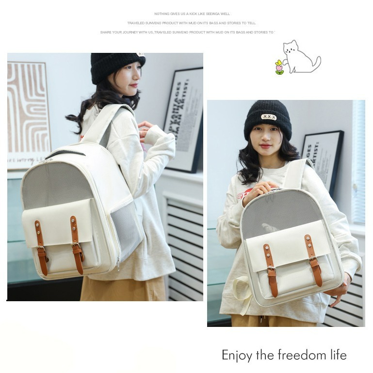 【喵的咧選物】寵物外出包 寵物後背包 寵物背包 貓包-細節圖3