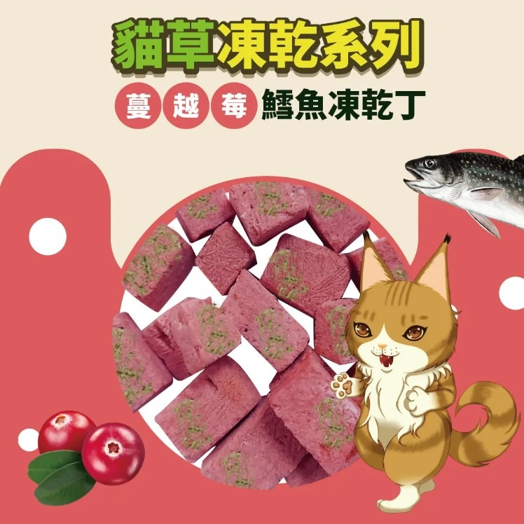 【喵的咧】貓草凍乾丁 鱈魚凍乾 驕傲貓 貓零食 貓食品 寵物凍乾-細節圖3