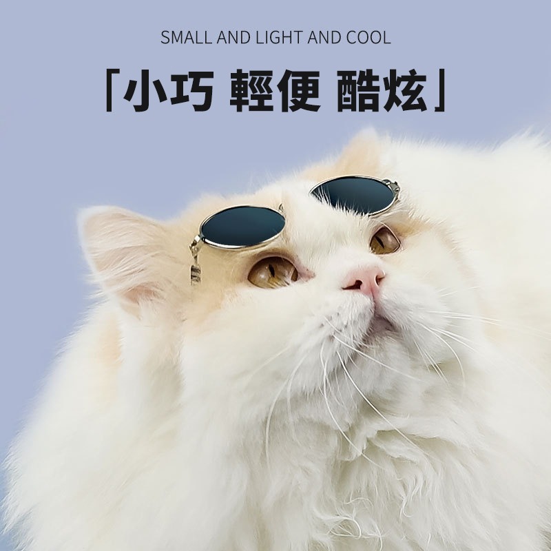 【喵的咧】寵物墨鏡 貓咪造型玩具 貓眼鏡 貓咪玩具【台灣現貨】-細節圖2