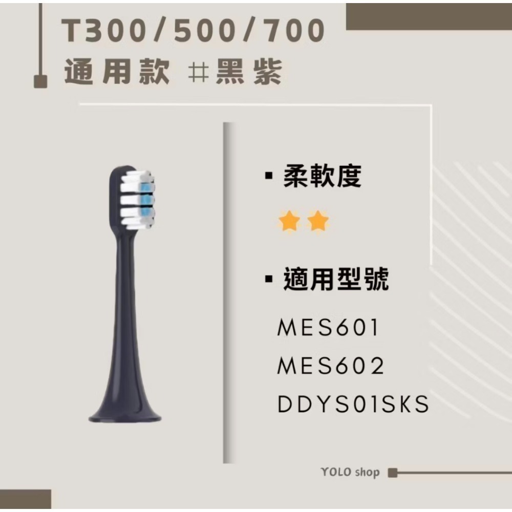 現貨 小米副廠刷頭 米家刷頭 獨立包裝含防塵蓋 單支售 T100 T200 T300 T500 T700 素士 貝醫生-規格圖1