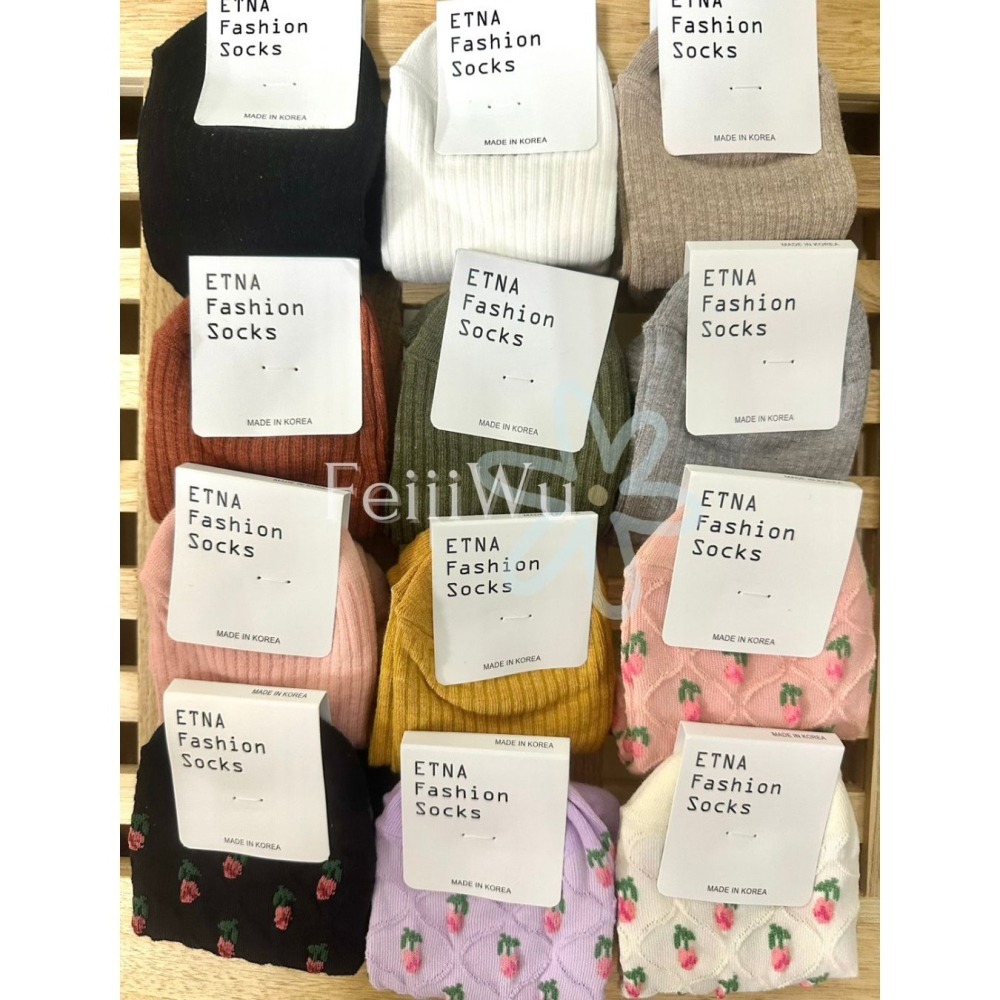 悠蔍米商行🍧現貨ᝰ韓國ETNA襪子短襪,隱形襪,船襪(不易滑落款)-細節圖2