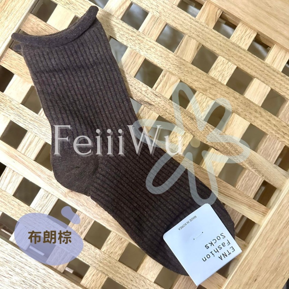 悠蔍米商行🍧現貨ᝰ韓國ETNA襪子捲邊長襪-規格圖1
