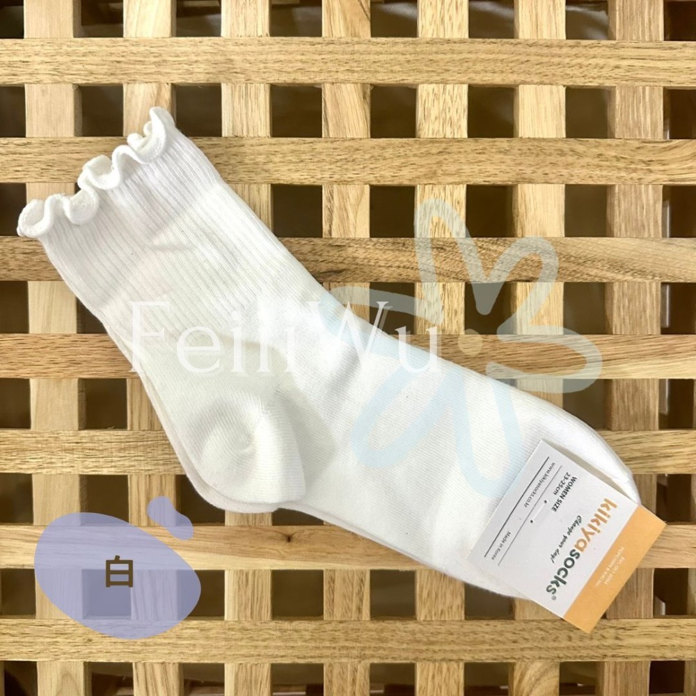 悠蔍米商行🍧現貨ᝰ韓國Kikiya socks襪子長襪,木耳襪-規格圖2