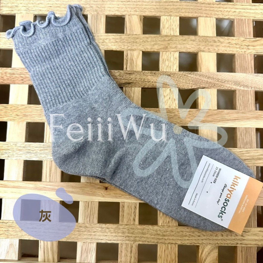 悠蔍米商行🍧現貨ᝰ韓國Kikiya socks襪子長襪,木耳襪-規格圖2